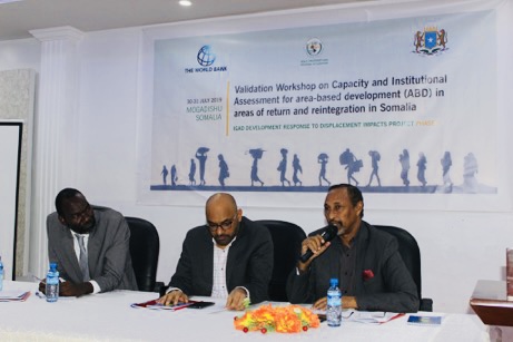 Validation Workshop on Capacity and Institutional Assessment for Area Based Development (ABD) in Areas of Return and Reintegration in Somalia Report